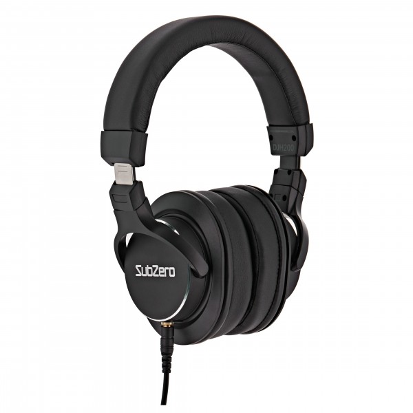 SubZero DJH200 Professional DJ Headphones with Case