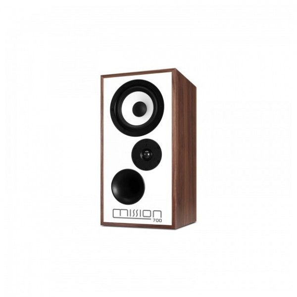 MISSION 700 Bookshelf Speakers (Pair), Walnut - Single