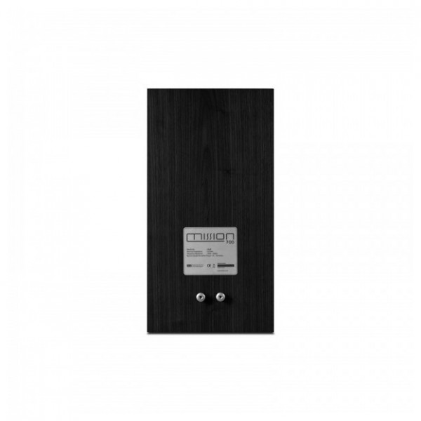 MISSION 700 Bookshelf Speakers (Pair), Black - Back