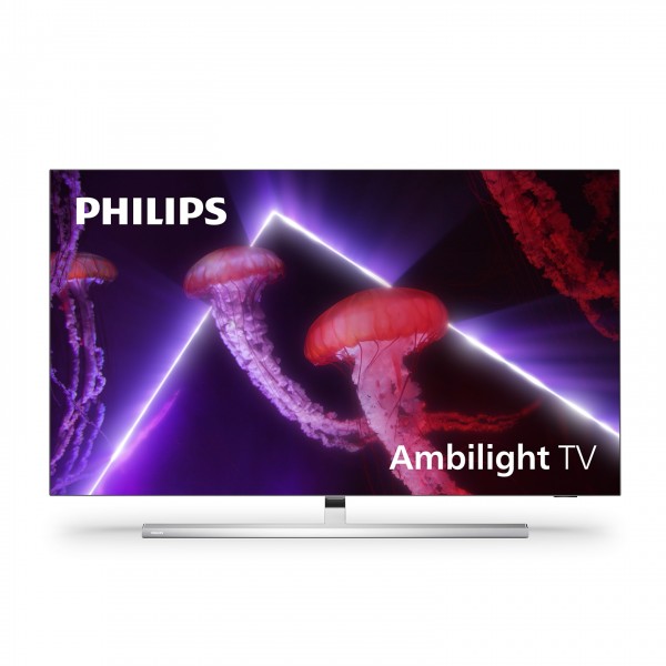 Philips Ambilight 48in Android OLED 4K UHD TV 48OLED807 Front View
