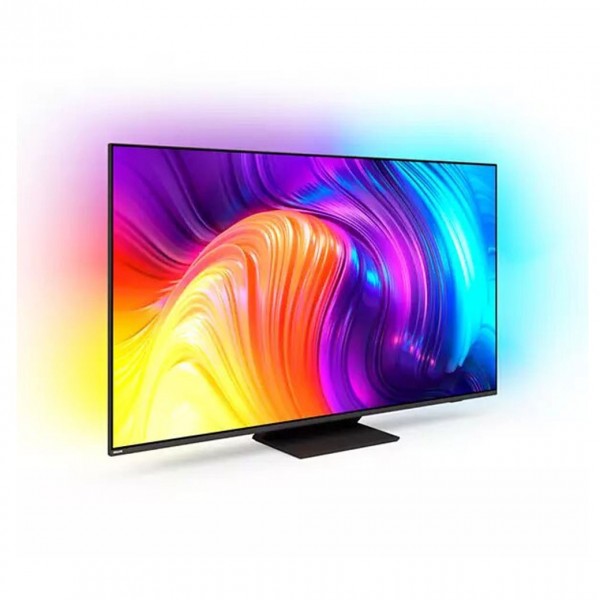 Philips Ambilight 50in Android 4K UHD Smart TV 50PUS8897 - Angled