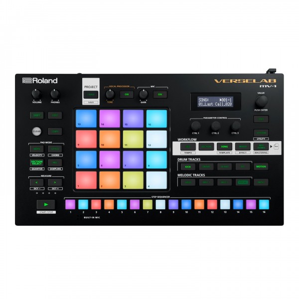 Roland MV-1 Verselab Production Studio - Top