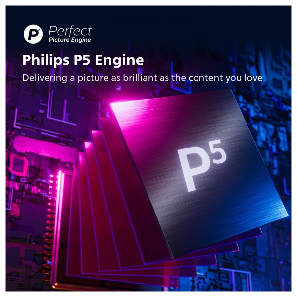 Philips Ambilight 58in Android 4K UHD Smart TV 58PUS8507 - P5 engine