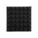 Gator Pack of 2 30cm Acoustic Foam Panels, Black - Front