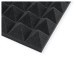 Gator Pack of 2 30cm Acoustic Foam Panels, Black - Corner