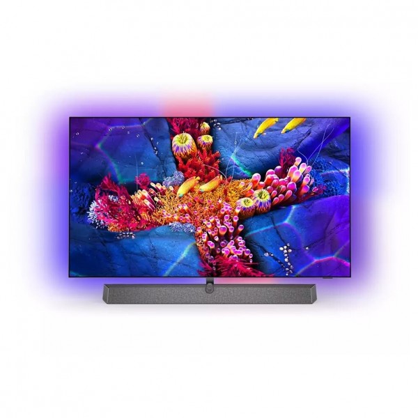 Philips Ambilight 77OLED937 OLED 4K UHD TV W/ B&W Soundbar at AV.com