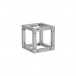 Equinox Quad Stahl DecoTruss Box Ecke, Silver
