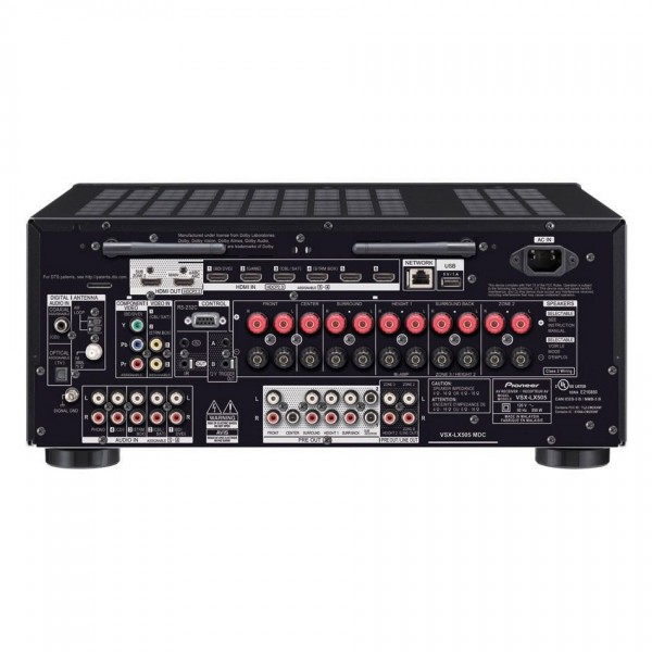 Pioneer VSX-LX505 11.2 Channel ELITE Smart AV Receiver, Silver at