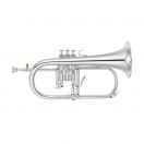 Yamaha YFH8310ZGS Custom Z Flugel Horn, Gold Brass, Silver Plated