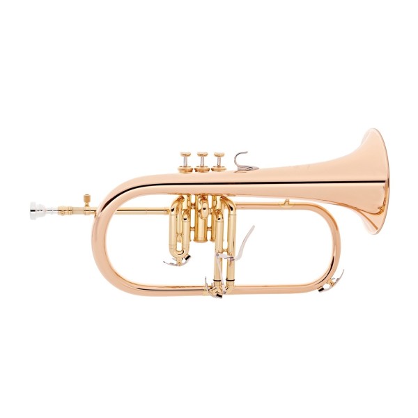 Yamaha YFH8310ZG Custom Model Bb Flugel Horn, Clear Lacquer