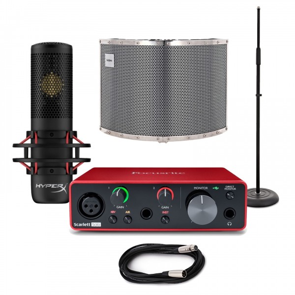 HyperX ProCast Vocal Recording Bundle - Full Bundle