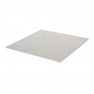 Equinox Quad Steel DecoTruss 500mm Base Plate, Silver