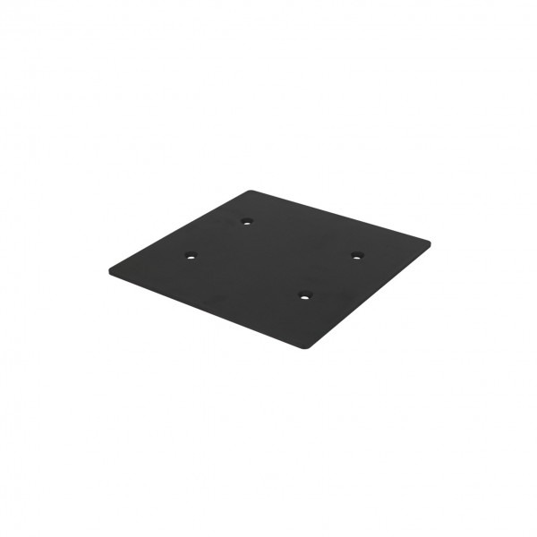 Equinox Quad Steel DecoTruss 300mm Base Plate, Black