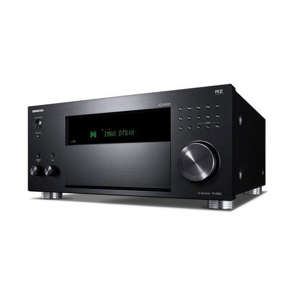 Onkyo TX-RZ50 9.2 AV Receiver, Black - Angled