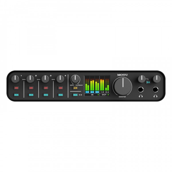 MOTU M6 6-Channel Audio Interface - Front