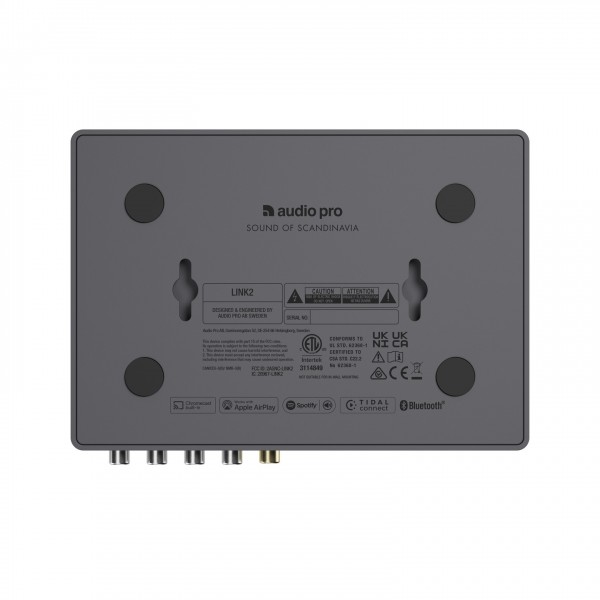 Audio Pro LINK 2 Audio Adaptor bottom view