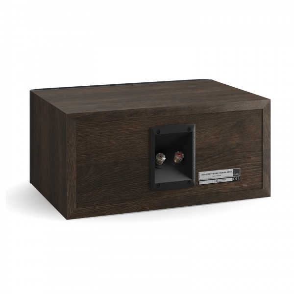 DALI Opticon Vokal MK2 Centre Speaker (Single), Tobacco Oak rear view