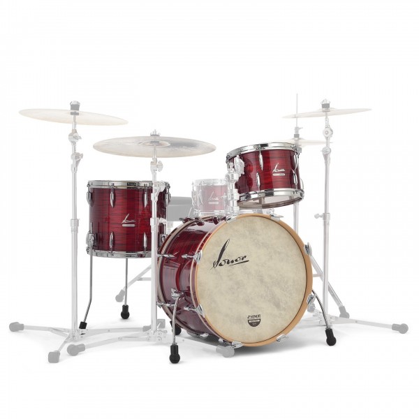 Sonor Vintage 22'' 3pc Shell Pack, Vintage Red Oyster