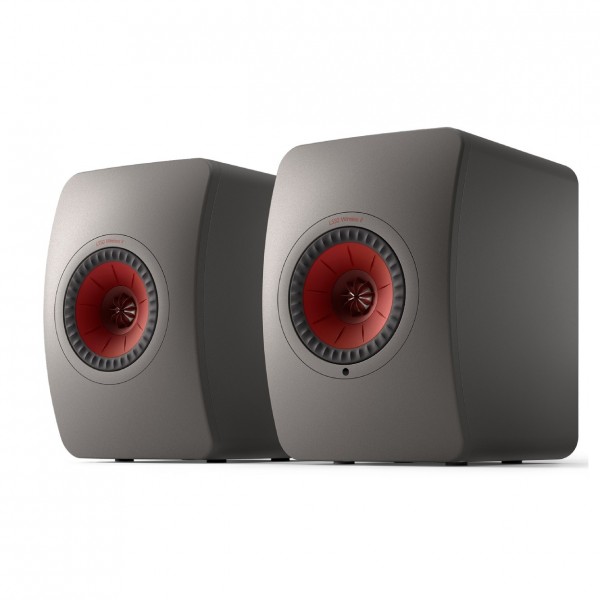 KEF LS50W MKII Wireless Speakers (Pair), Titanium Grey (1)