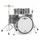 BDK-22 Rock-Drumset von Gear4music, Silver Sparkle