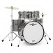 BDK-22 Rock Drum Kit de Gear4music, Silver Sparkle