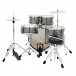 BDK-22 Rock Drum Kit by Gear4music, Silver Sparkle