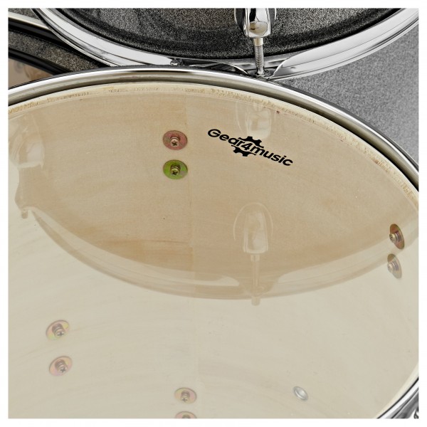 BDK-20 Fusion Drum Kit by Gear4music, Silver Sparkle
