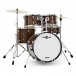 BDK-18 Jazz Drum Kit de Gear4music, Walnut