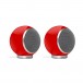Elipson Planet M Satellite Speakers (Pair), Red