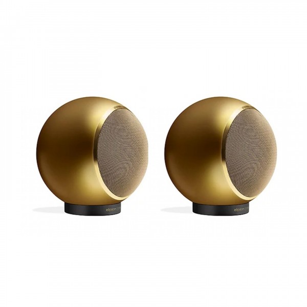 Elipson Planet M Stand Mount Speaker, Gold (Pair)