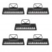 MK-1000 54-Key Portable Keyboard by Gear4music, 5 Pack