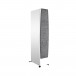 Jamo C 97 II Concert Series Floorstanding Speakers (Pair), White Front View With Covers (Single)