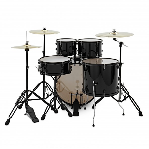 BDK-22 Expanded Rock Drum Kit by Gear4music, Black