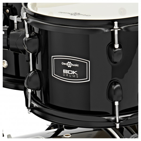 BDK-22 Expanded Rock Drum Kit by Gear4music, Black at Gear4music