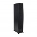 Jamo C 95 II Concert Series Floorstanding Speakers (Pair), Black Front View With Covers (Single)
