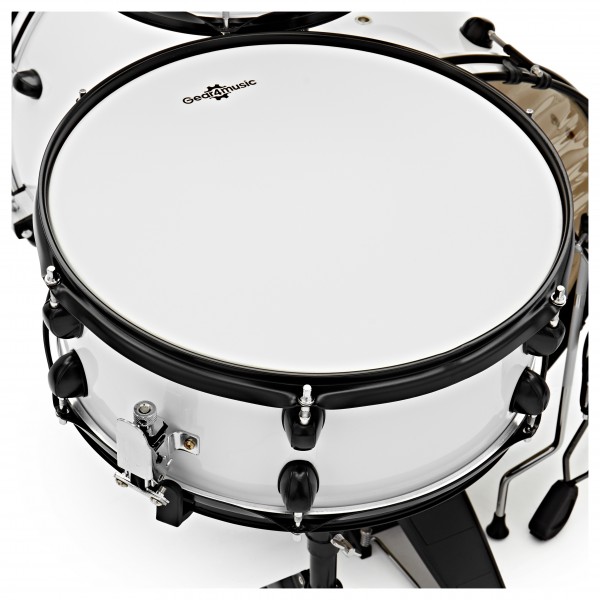BDK-22 Expanded Rock Drum Kit by Gear4music, White