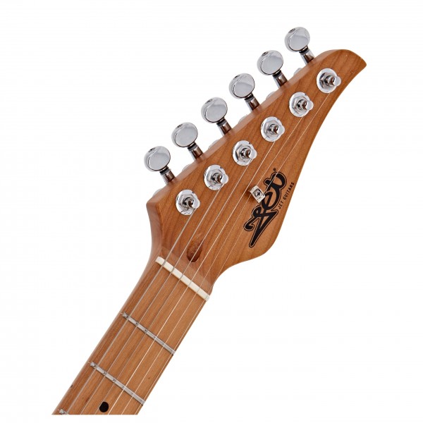 Jet Guitars JT-450 Roasted Maple, Quilted Transparent Pink