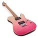 Jet Guitars JT-450 Roasted Maple, Quilted Transparent Pink