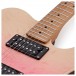 Jet Guitars JT-450 Roasted Maple, Quilted Transparent Pink