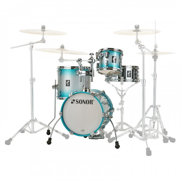 Sonor AQ2 Martini 4pc Shell Pack, Aqua Silver Burst