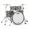 BDK-22 Expanded Rock Drum Kit by Gear4music, Silver Sparkle