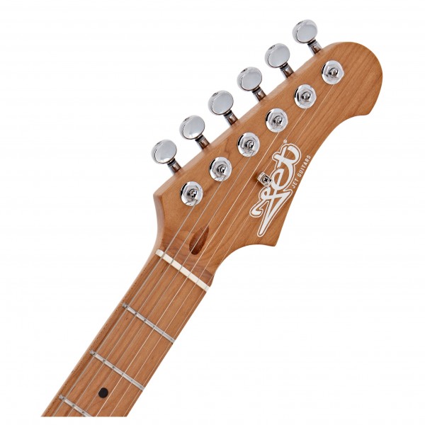 Jet Guitars JS-450 Roasted Maple, Transparent Blue