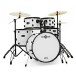 BDK-20 Expanded Fusion Drum Kit by Gear4music, White