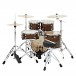 BDK-18 Jazz Expanded Drum Kit by Gear4music, Walnut