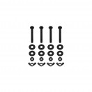 Equinox Quad Steel DecoTruss Bolt Pack, Black