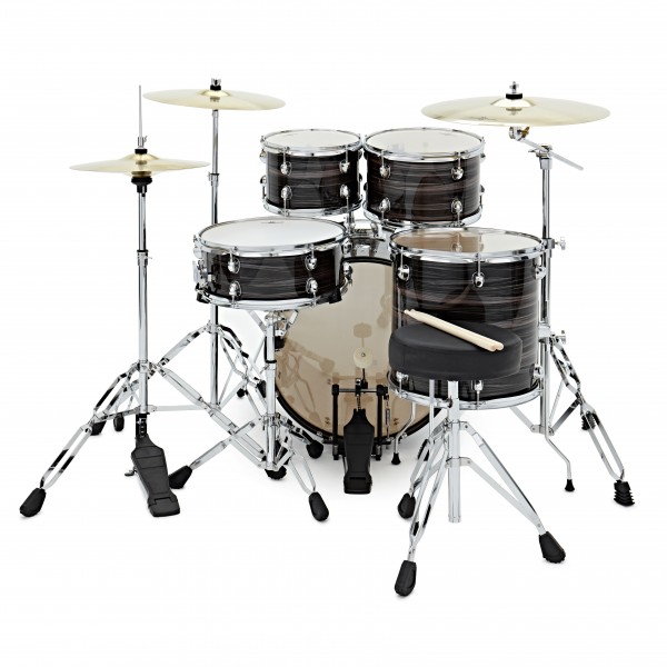 BDK-20 Expanded Fusion Drum Kit by Gear4music, Black Oyster