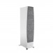 Jamo C 95 II Concert Series Floorstanding Speakers (Pair), White Front Single View With Covers