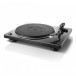 Denon DP-400 Hi-Fi Turntable, Black - Angle