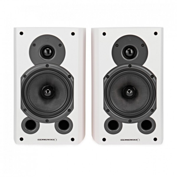 Wharfedale Diamond 9.1 Bookshelf Speakers (Pair), White - Front