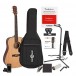 Fender CD-60S Acoustic WN, Natural & Accessory Pack